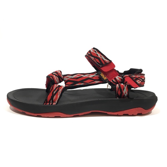 TEVA HURRICANE XLT 2 SPORT SANDALS -RED / BLACK -YOUTH US 6 /WOMEN’S US 8 -NEW - Picture 3 of 8